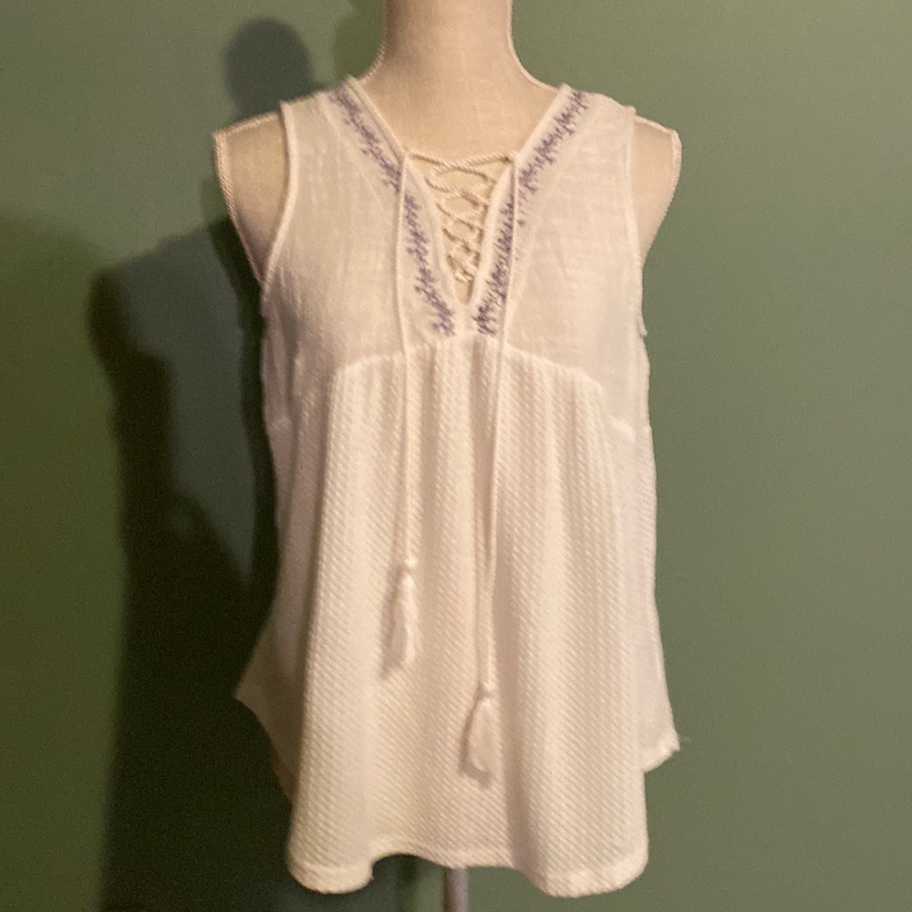 White top size M bought from a boutique cute top